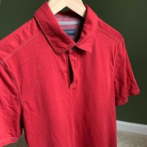 Banana Republic Fitted Red Polo